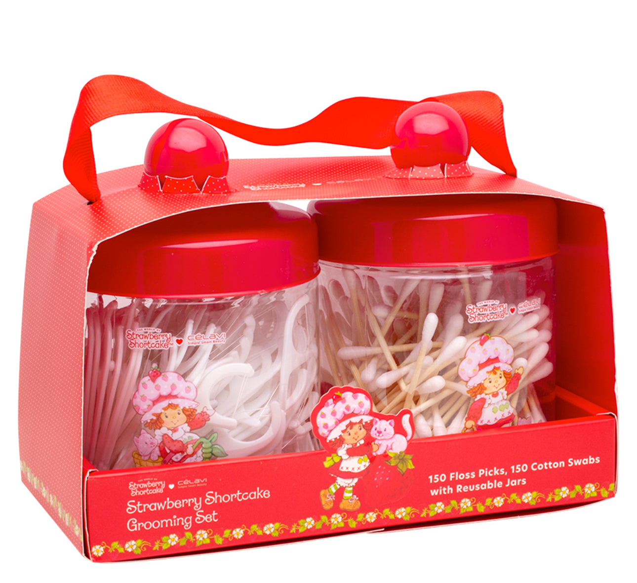 STRAWBERRY SHORTCAKE GROOMING SET W REUSABLE JARS
