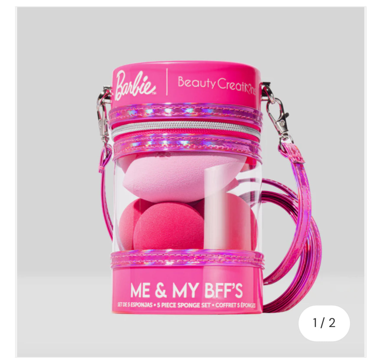 BARBIE X BEAUTY CREATIONS "ME & MY BFF" 5PC SPONGES SET (1PC) LIMITED EDITION **PRE-VENTA**