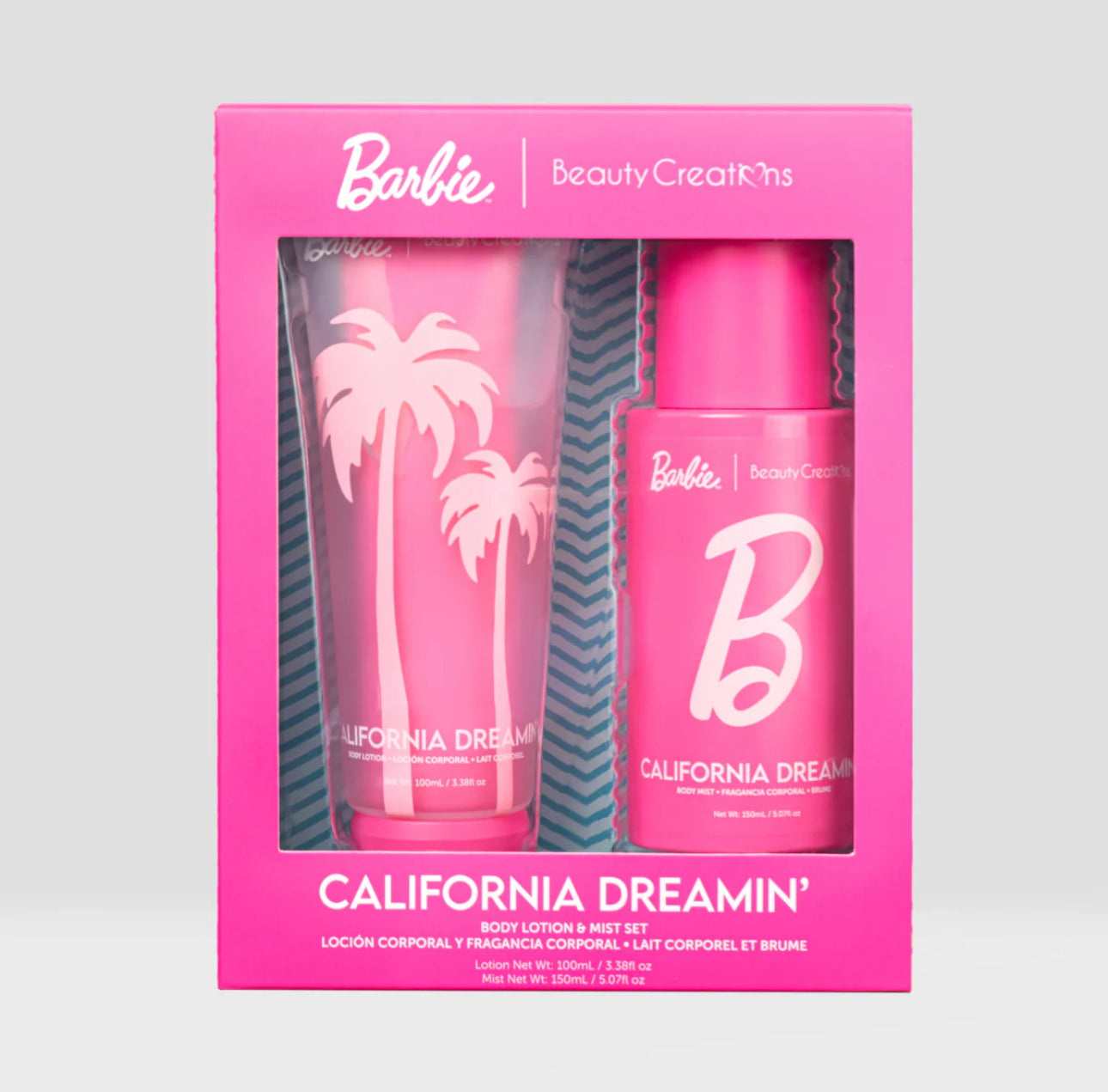 BARBIE "CALIFORNIA DREAMIN'" BODY LOTION AND SPRAY SET