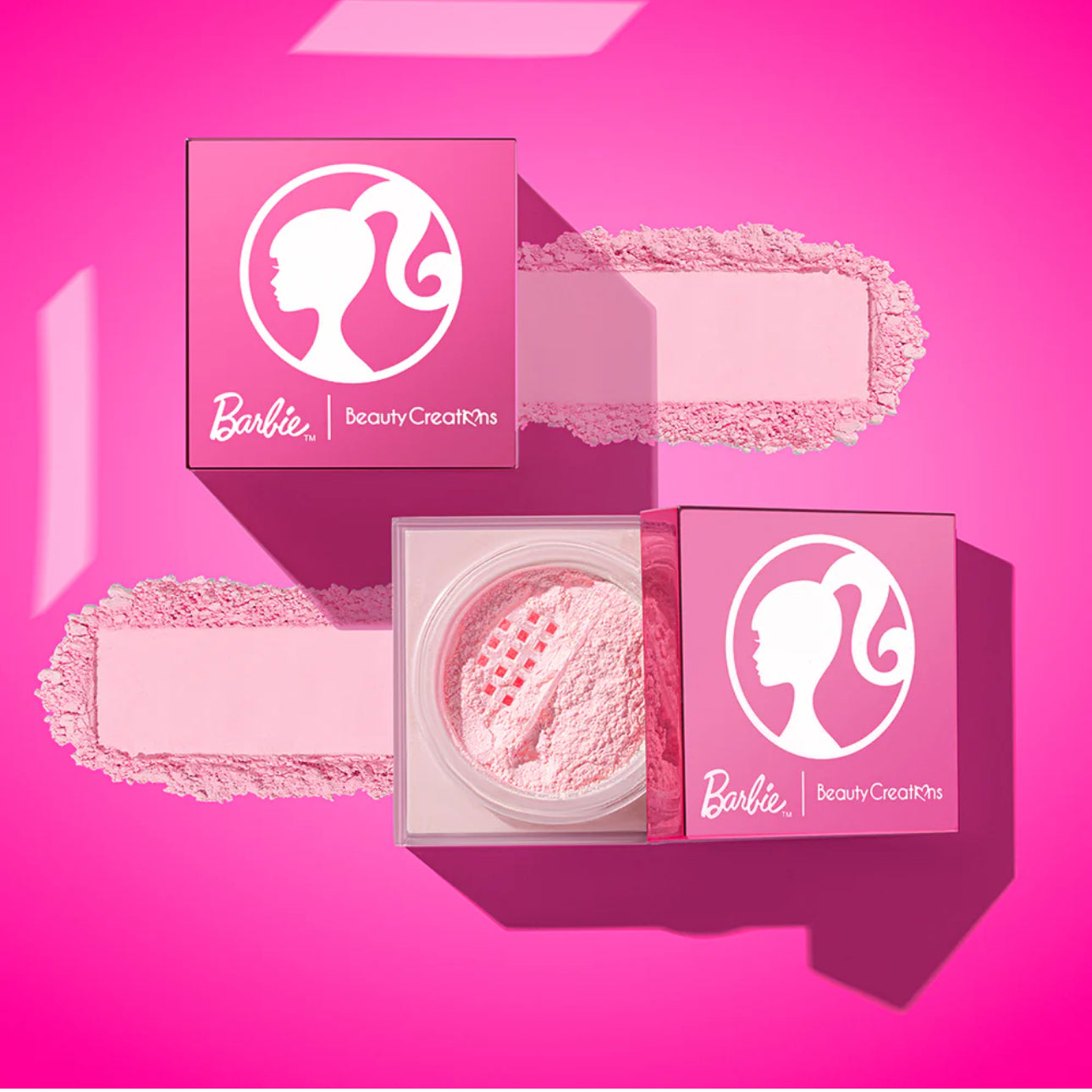 BARBIE "FUTURE IS BRIGHT" PINK LOOSE SETTING POWDER