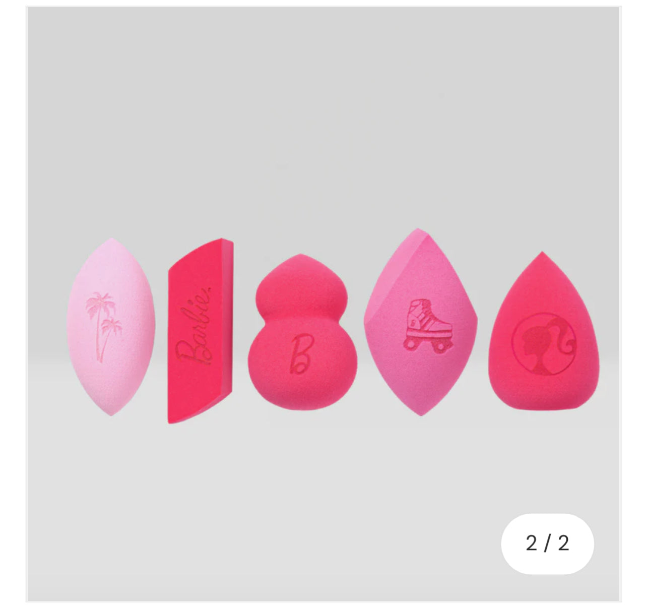BARBIE X BEAUTY CREATIONS "ME & MY BFF" 5PC SPONGES SET (1PC) LIMITED EDITION **PRE-VENTA**