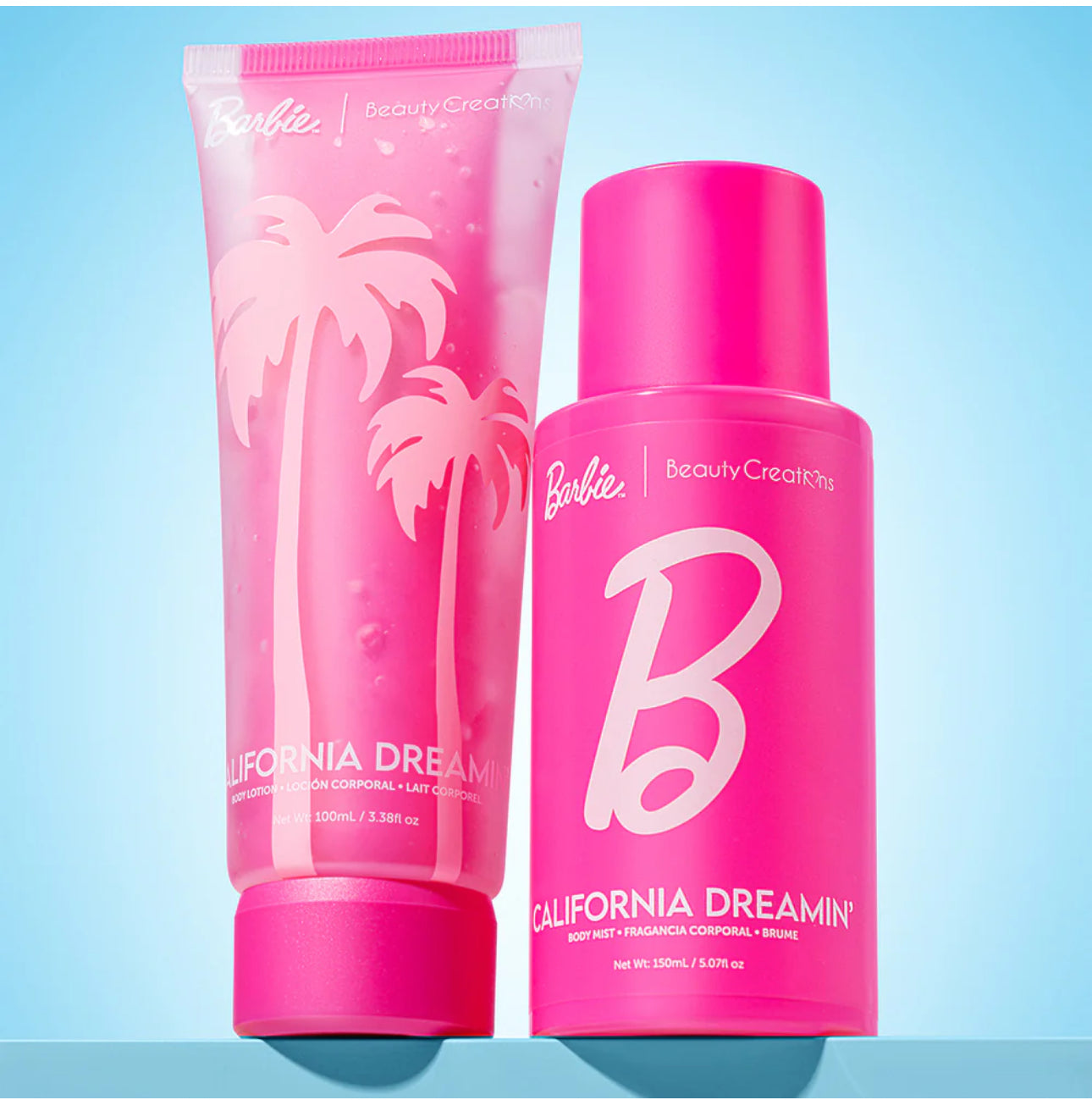 BARBIE "CALIFORNIA DREAMIN'" BODY LOTION AND SPRAY SET