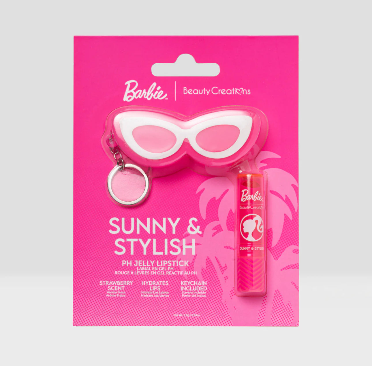 BARBIE "SUNNY & STYLISH" PH LIP JELLY LIPSTICK KEYCHAIN