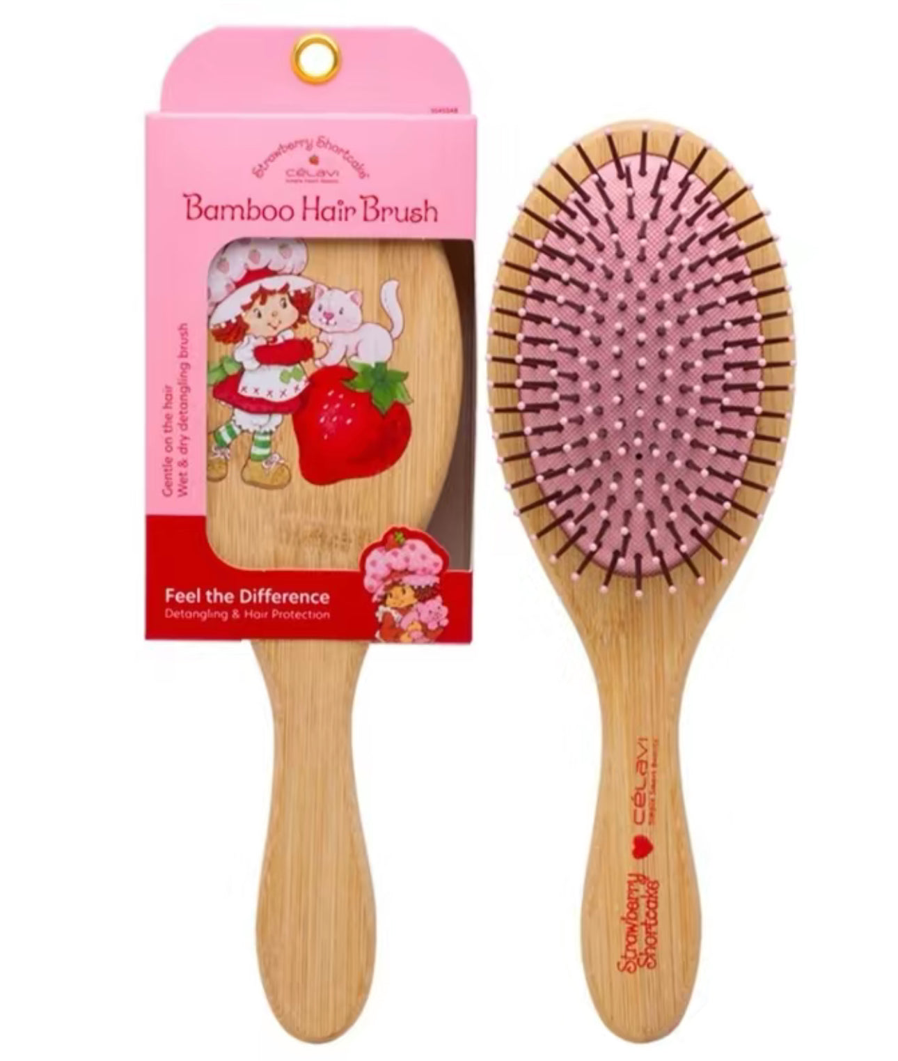 STRAWBERRY SHORTCAKE BAMBOO HAIR BRUSH