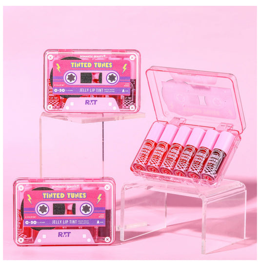 ROMANTIC BEAUTY TINTED TUNES JELLY LIP TINT 6 COLOR SET